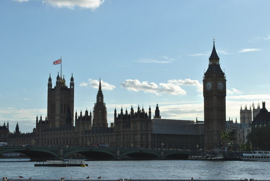 Big Ben and Parliament by the Thames, London, UK
