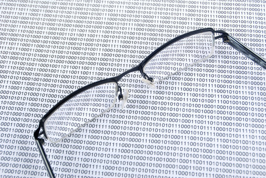 eyeglasses on binary system page