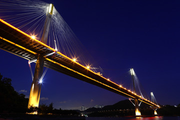 Ting Kau Bridge in Hong Kong