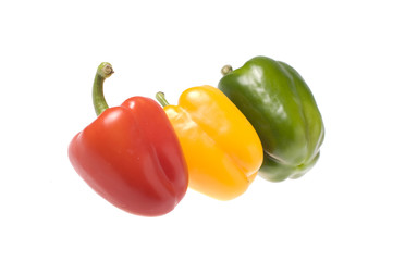 Sweet Pepper isolated on white