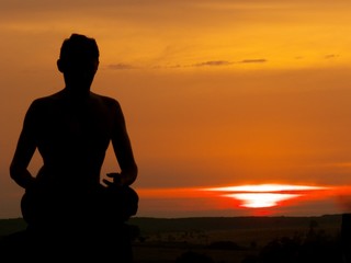 sunset yoga
