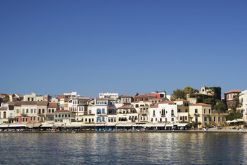 The Venetian harbour of Chania.