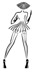 Sexy girl in stockings