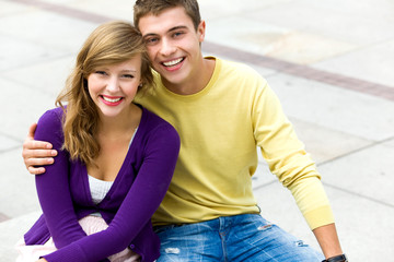 Happy young couple