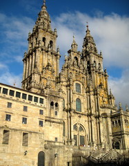 Fototapeta na wymiar Catedral de Santiago 2010