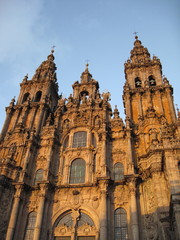 Fototapeta na wymiar Compostela Katedra 2010