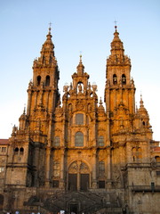 Fototapeta na wymiar 2010 Compostela Cathedral