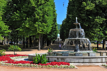 Promenade im Kurort Bad Pyrmont