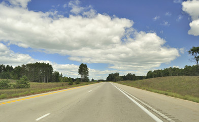 road and sky