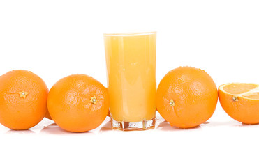 isolated yellow orange and juice