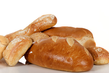 Variety of breads