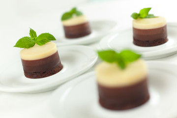 No Bake 3 Chocolates Cheesecakes