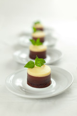 No Bake 3 Chocolates Cheesecakes