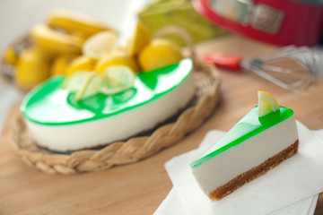 No Bake Ricotta & Lemon Cheesecake