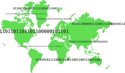 Fototapeta premium Image of World map