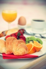 Breakfast tray