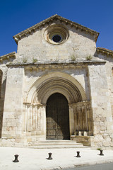 Fototapeta premium Church of San Miguel, Romanesque transition, thirteenth century.
