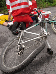 Fahrradunfall - bike accident