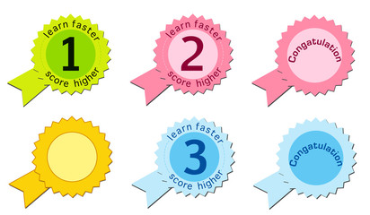 congratulation ribbons