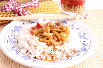 Asiatisches Reisgericht