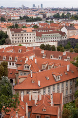 Fototapeta na wymiar Panoramatic view of the Prague