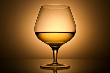 Still-life with the gold wine glass