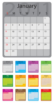 2011 calendar