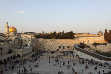 The Temple Mount in Jerusalem at Sunset - 25811307