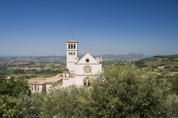 Fototapeta premium St. Francesco Basilica. Assisi. Umbria.