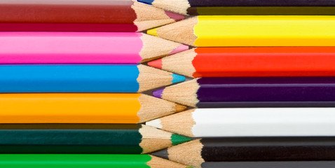 Fototapeta premium coloured pencils