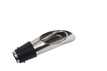 Bottle wine stopper on white
