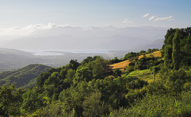 Fototapeta na wymiar View of the Kotor Bay, Montenegro