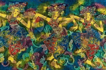 Foto op Canvas batik from bali © sihasakprachum