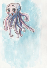 Stylized octopus
