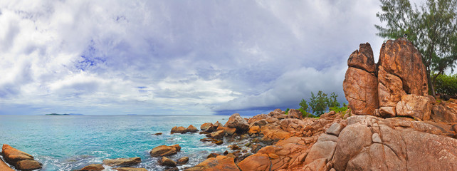 Storm at ocean