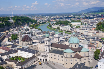 View from the Hohensalzburg Castle - Salzburg, Austria