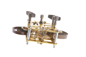 Fototapeta premium clock mechanism inside view