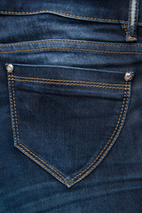 Fototapeta premium Back Pocket of Jeans