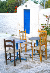 Fototapeta na wymiar Mykonos miejsca na zewnątrz, grecja
