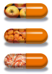gellules fruits