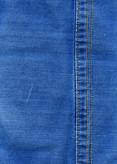 Naklejka premium Stitched denim