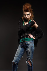 glam punk girl