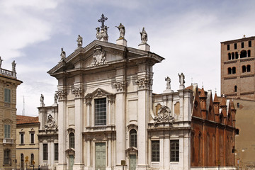 Fototapeta na wymiar Mantua, Duomo, Lombardei, Italien - Mantova, cathedral