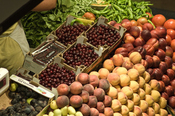 Fruit and Vegatable stall Chiclana Market