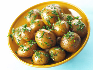 roasted baby potatoes