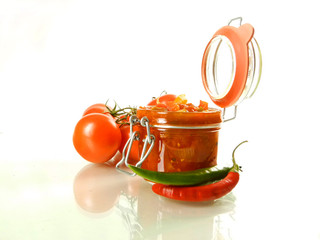 Tomaten-Paprika-Chutney