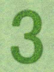 green grass letter