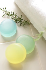 Aroma Soap and towel