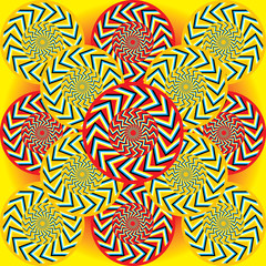 Tribal Spin (illusion de mouvement)