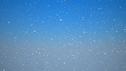 Obraz premium Snow and blue sky